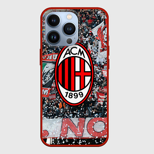 Чехол iPhone 13 Pro Milan FC / 3D-Красный – фото 1