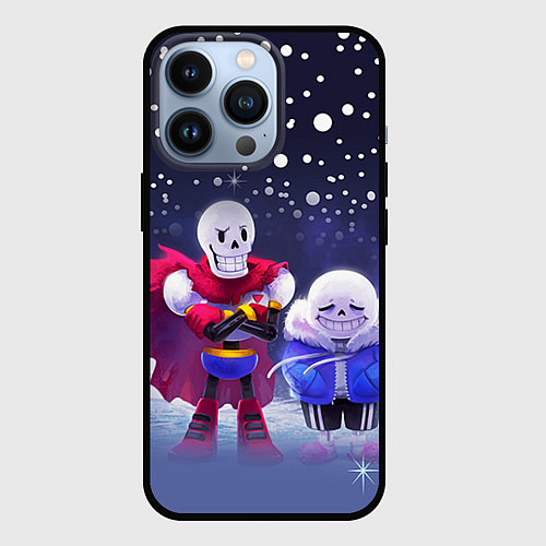 Чехол iPhone 13 Pro Sans & Papyrus / 3D-Черный – фото 1