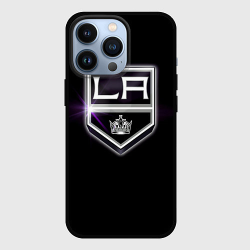 Чехол iPhone 13 Pro Los Angeles Kings / 3D-Черный – фото 1