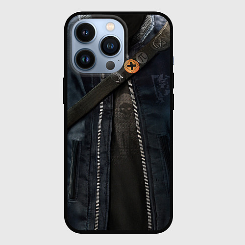Чехол iPhone 13 Pro Watch Dogs 2 / 3D-Черный – фото 1