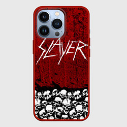 Чехол для iPhone 13 Pro Slayer Red, цвет: 3D-красный