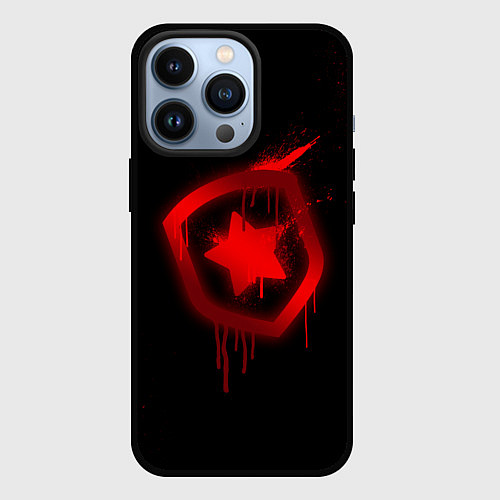 Чехол iPhone 13 Pro Gambit: Black collection / 3D-Черный – фото 1