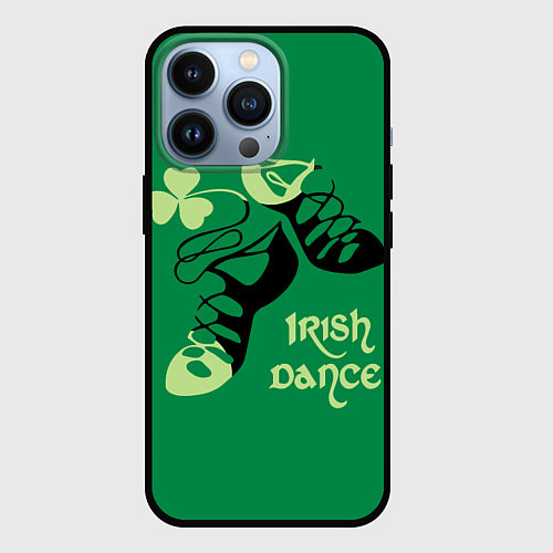 Чехол iPhone 13 Pro Ireland, Irish dance / 3D-Черный – фото 1