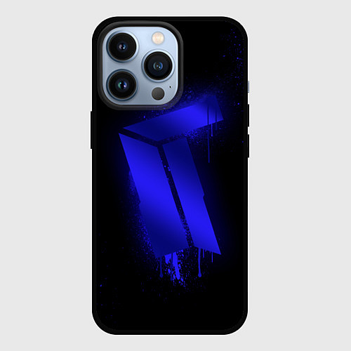 Чехол iPhone 13 Pro Titan: Black collection / 3D-Черный – фото 1