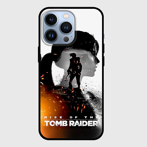Чехол iPhone 13 Pro Rise of the Tomb Raider 1 / 3D-Черный – фото 1