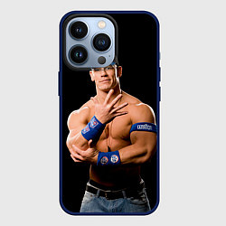 Чехол для iPhone 13 Pro Джон Сина борец, цвет: 3D-тёмно-синий