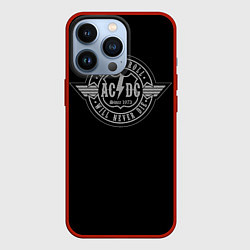 Чехол для iPhone 13 Pro AC/DC: Will never die, цвет: 3D-красный