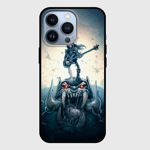 Чехол iPhone 13 Pro Motorhead Guitarist / 3D-Черный – фото 1