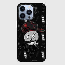 Чехол iPhone 13 Pro Барбер Борода