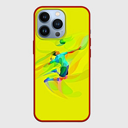 Чехол для iPhone 13 Pro Волейбол, цвет: 3D-красный