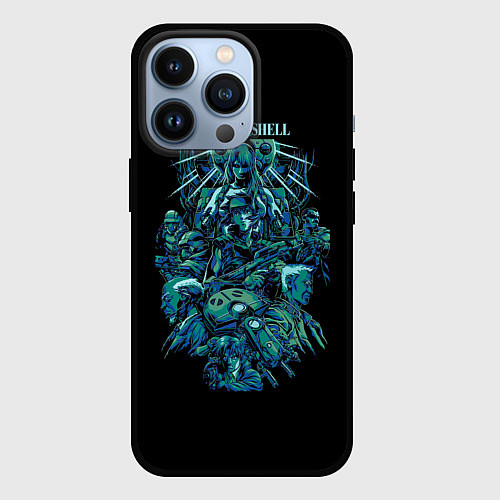 Чехол iPhone 13 Pro Ghost In The Shell 7 / 3D-Черный – фото 1
