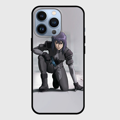 Чехол iPhone 13 Pro Ghost In The Shell 5 / 3D-Черный – фото 1