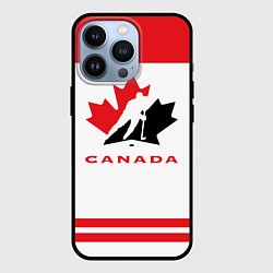 Чехол для iPhone 13 Pro Canada Team, цвет: 3D-черный