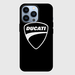 Чехол для iPhone 13 Pro Ducati, цвет: 3D-черный
