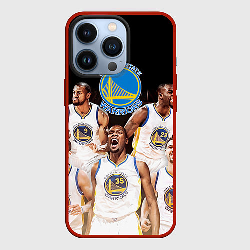 Чехол iPhone 13 Pro Golden State Warriors 5 / 3D-Красный – фото 1