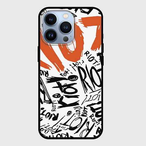 Чехол iPhone 13 Pro Paramore: Riot / 3D-Черный – фото 1