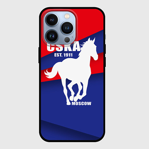 Чехол iPhone 13 Pro CSKA est. 1911 / 3D-Черный – фото 1