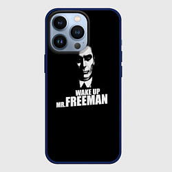 Чехол для iPhone 13 Pro Wake up Mr. Freeman, цвет: 3D-тёмно-синий