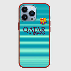 Чехол iPhone 13 Pro Barcelona FC: Aqua