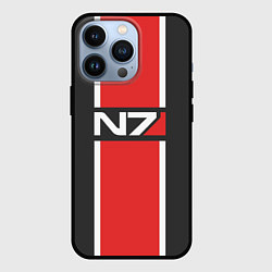 Чехол для iPhone 13 Pro Mass Effect: N7, цвет: 3D-черный