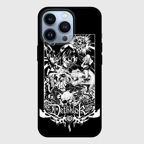 Чехол iPhone 13 Pro Dethklok: Metalocalypse / 3D-Черный – фото 1