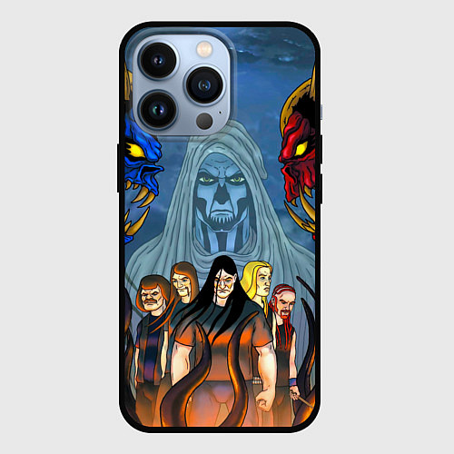 Чехол iPhone 13 Pro Dethklok: Heroes / 3D-Черный – фото 1