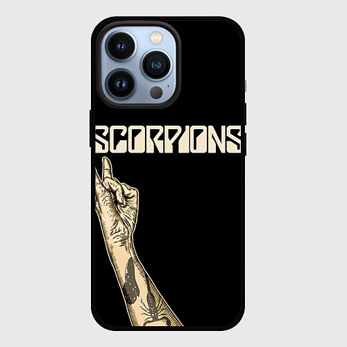 Чехол iPhone 13 Pro Scorpions Rock / 3D-Черный – фото 1