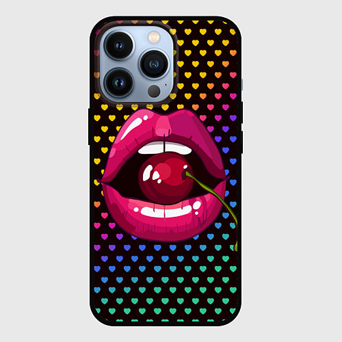 Чехол iPhone 13 Pro Pop art / 3D-Черный – фото 1