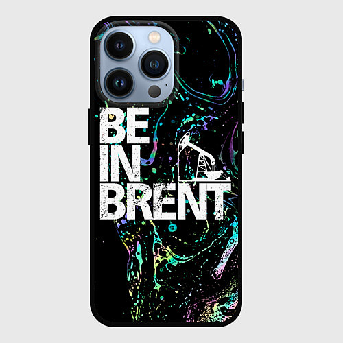 Чехол iPhone 13 Pro Be in brent / 3D-Черный – фото 1