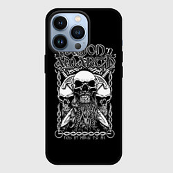Чехол iPhone 13 Pro Amon Amarth: Trio Skulls