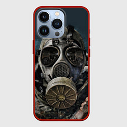 Чехол для iPhone 13 Pro STALKER: Mask, цвет: 3D-красный