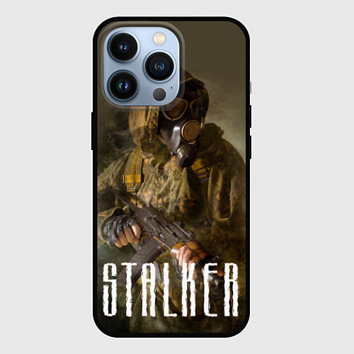 Чехол iPhone 13 Pro STALKER: Warrior / 3D-Черный – фото 1