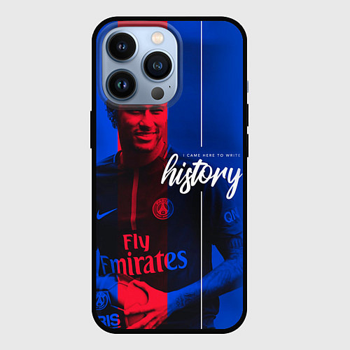 Чехол iPhone 13 Pro Neymar History / 3D-Черный – фото 1