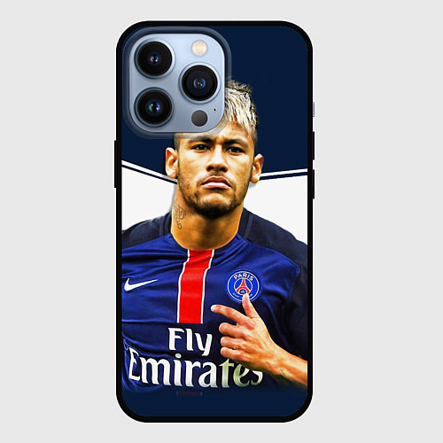 Чехол iPhone 13 Pro Neymar: Fly Emirates / 3D-Черный – фото 1