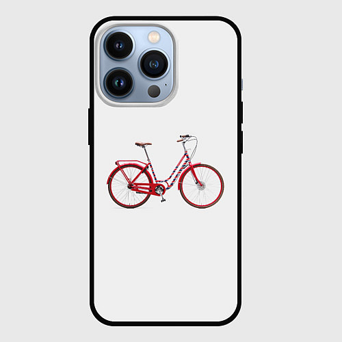 Чехол iPhone 13 Pro Велосипед / 3D-Черный – фото 1
