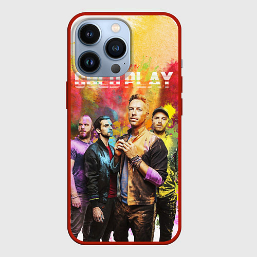 Чехол iPhone 13 Pro Coldplay / 3D-Красный – фото 1