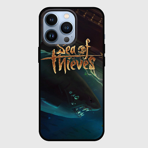 Чехол iPhone 13 Pro Sea of thieves / 3D-Черный – фото 1