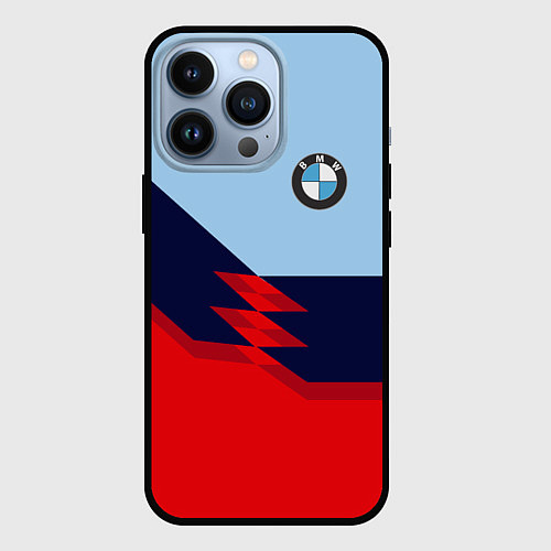 Чехол iPhone 13 Pro BMW БМВ / 3D-Черный – фото 1