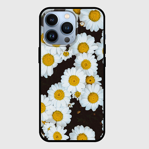 Чехол iPhone 13 Pro Аромашки / 3D-Черный – фото 1