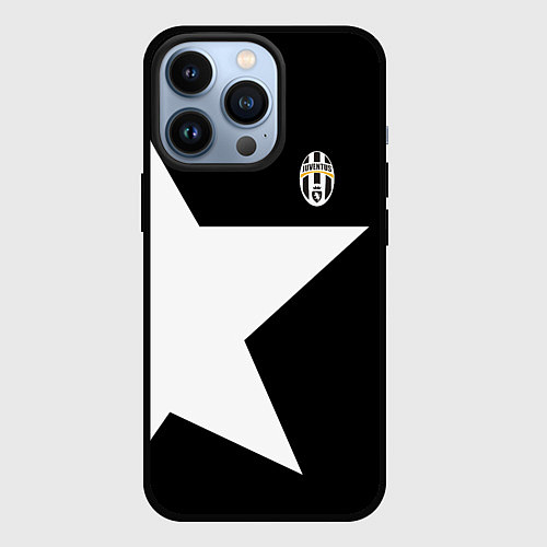 Чехол iPhone 13 Pro FC Juventus: Star / 3D-Черный – фото 1
