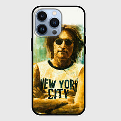 Чехол для iPhone 13 Pro John Lennon: New York, цвет: 3D-черный