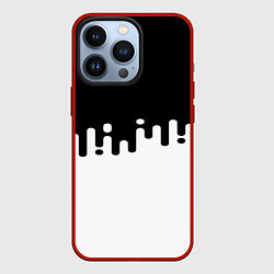 Чехол iPhone 13 Pro Чёрно-белый узор