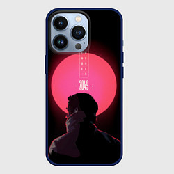 Чехол для iPhone 13 Pro Blade Runner: Acid sun, цвет: 3D-тёмно-синий