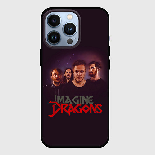 Чехол iPhone 13 Pro Группа Imagine Dragons / 3D-Черный – фото 1