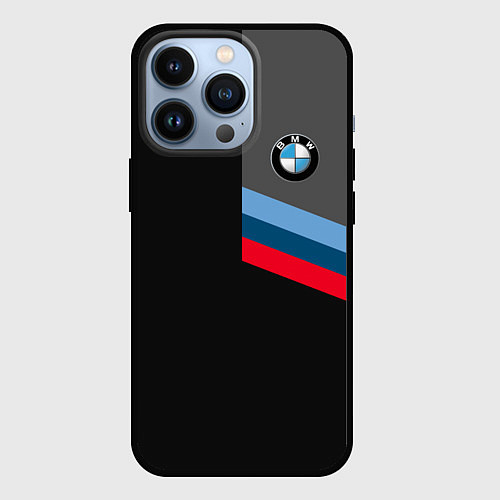 Чехол iPhone 13 Pro BMW БМВ / 3D-Черный – фото 1