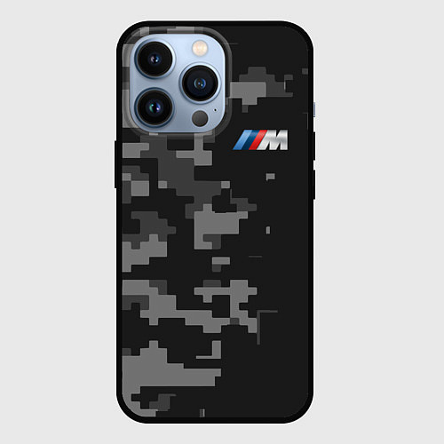 Чехол iPhone 13 Pro BMW БМВ / 3D-Черный – фото 1