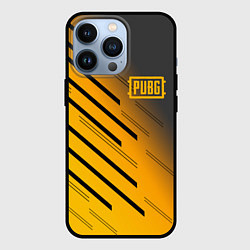 Чехол для iPhone 13 Pro PUBG: Lines Style, цвет: 3D-черный