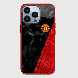 Чехол iPhone 13 Pro FC Manchester United: Abstract