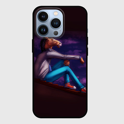 Чехол iPhone 13 Pro BoJack / 3D-Черный – фото 1