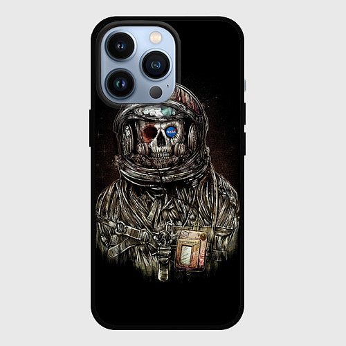 Чехол iPhone 13 Pro NASA: Death Astronaut / 3D-Черный – фото 1